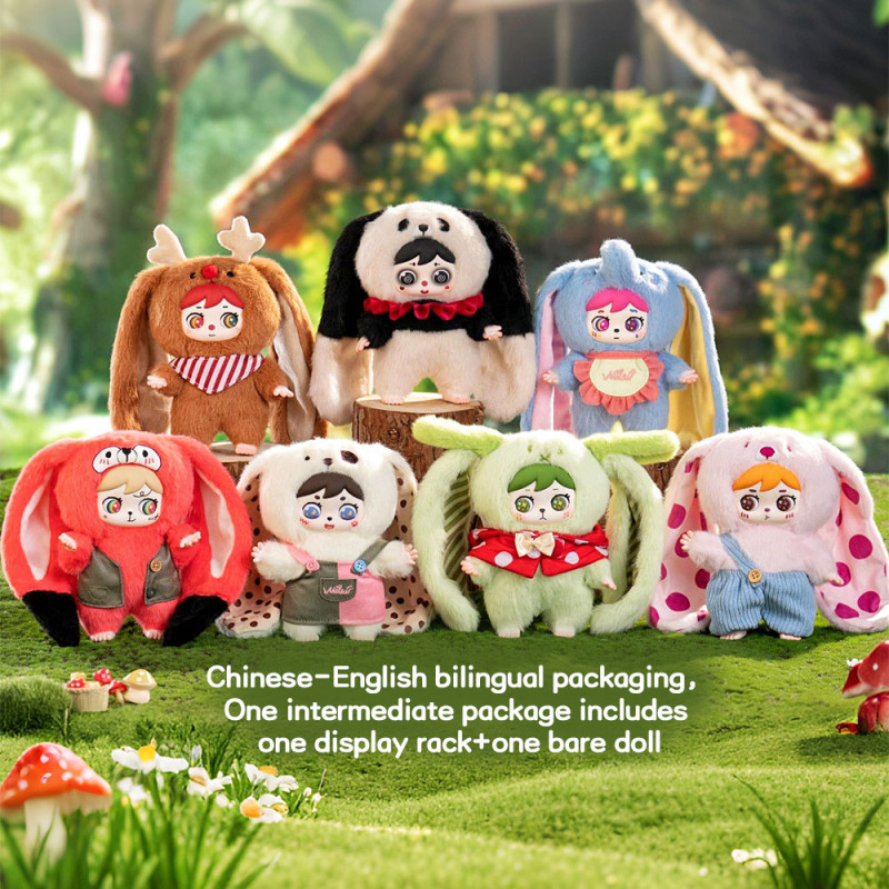 صندوق بلَيش ميدالية مفاتيح سلسلة دعوة ميلاي من الغابة