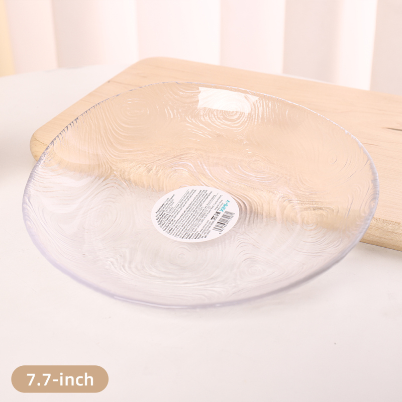 طبق عميق سنوي بحلقة 7.7 إنش (شفاف)