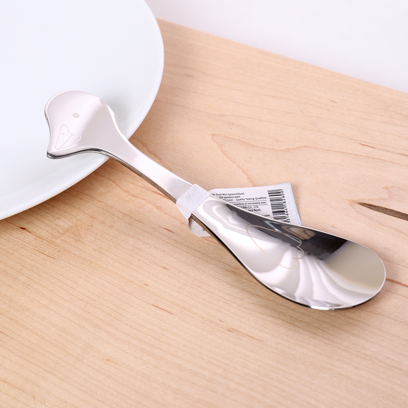 ملعقة بط ب صغيرة (فضي)