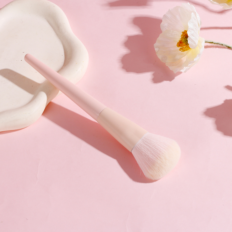فرشاة بودرة سائبة كبيرة TM0005-6 سلسلة وردية