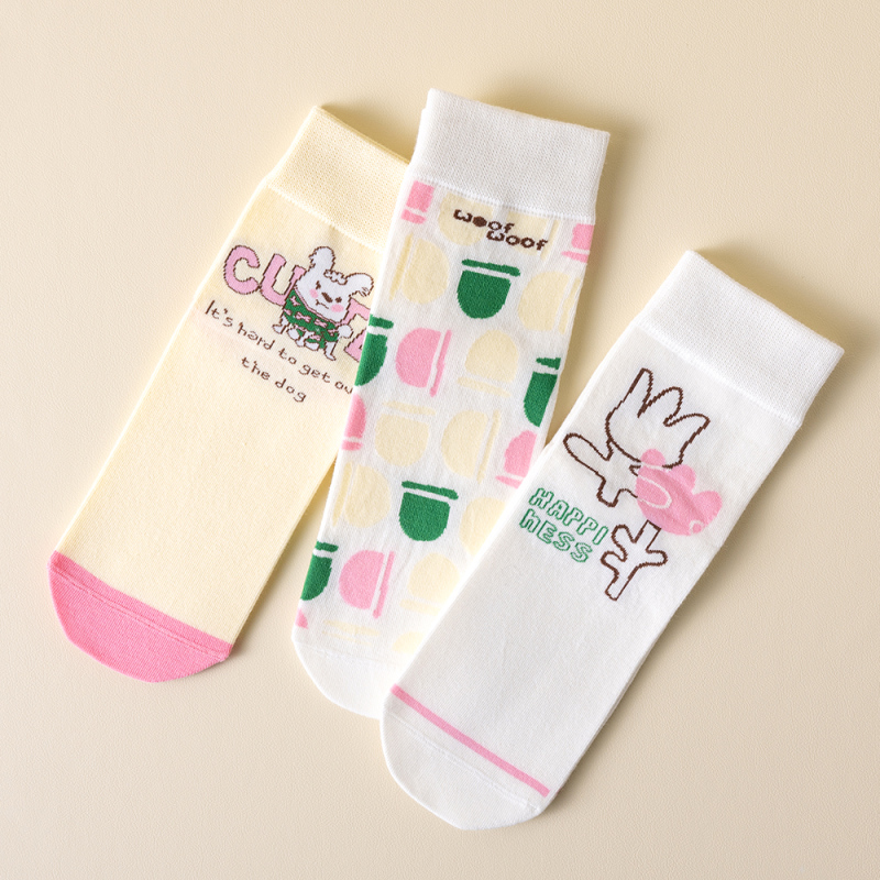 جوارب متوسطة الطول للزوجين (قطعة واحدة)