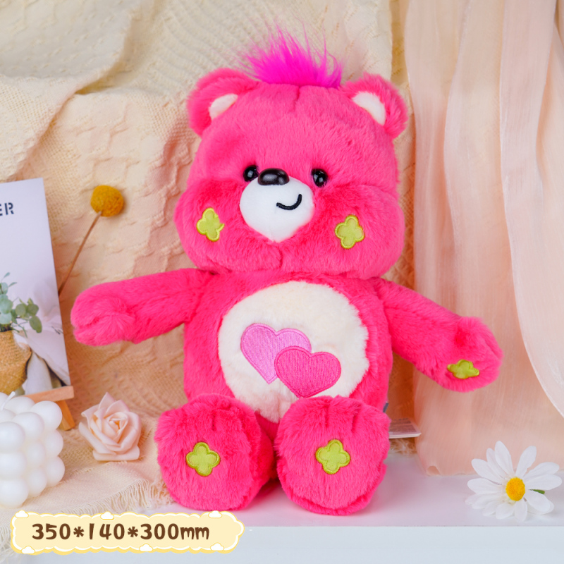 دمية دب حلو من سلسلة الدوبامين (وردي) (متوسطة)