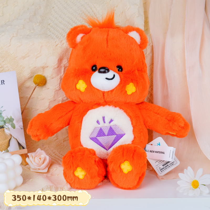 دمية دب حلو من سلسلة الدوبامين (برتقالي) (متوسطة)