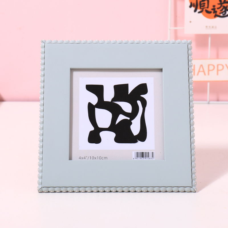 إطار صور رجعي (أزرق)