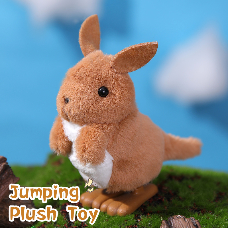 لعبة كنغر يقفز (بني)