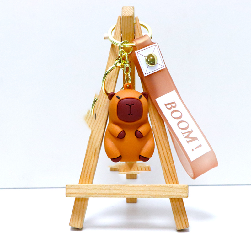 سلسلة مفاتيح الكابيبارا اللطيفة