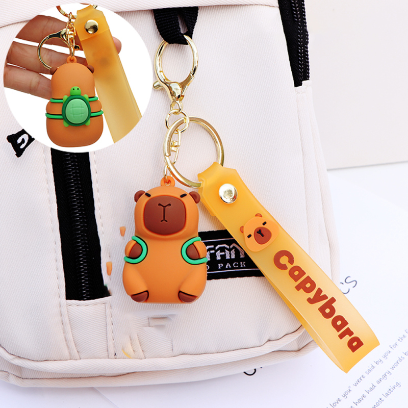 سلسلة مفاتيح حقيبة السلحفاة سلسلة الكابيبارا