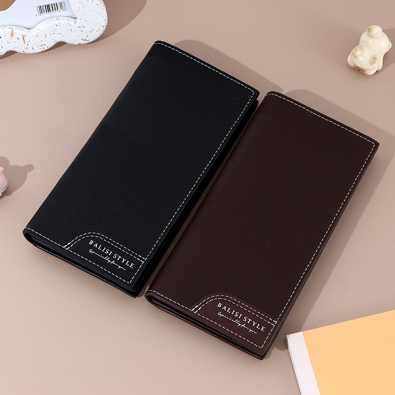 محفظة رجالية طويلة بتصميم فاخر