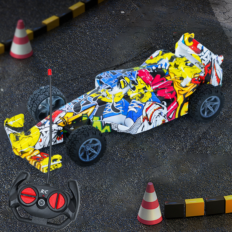 سيارة سباق بالرذاذ بتحكم عن بعد جرافيتي ١:٢٠ ألوان متعددة