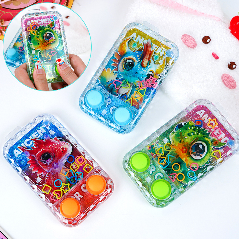 لعبة رمي حلقات الماء ديناصور بزر مزدوج