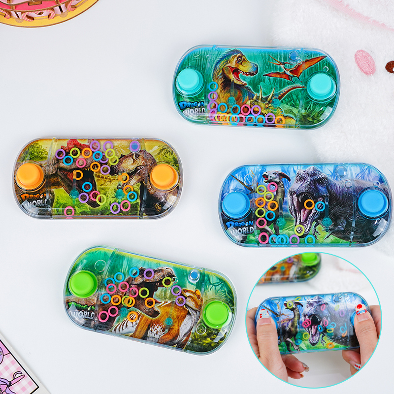 لعبة رمي حلقات الماء ديناصور بمحاكاة زر مزدوج