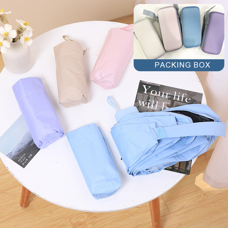 مظلة شمسية قابلة للطي بمقبض مسطح