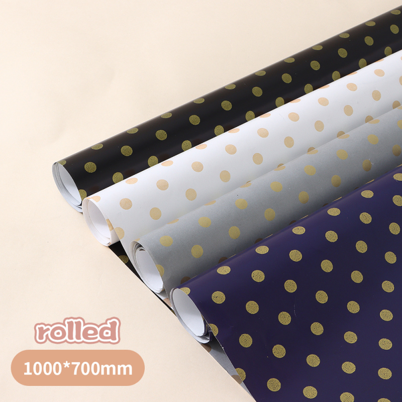 رول ورق تغليف منقط أنيق 1000700 مم