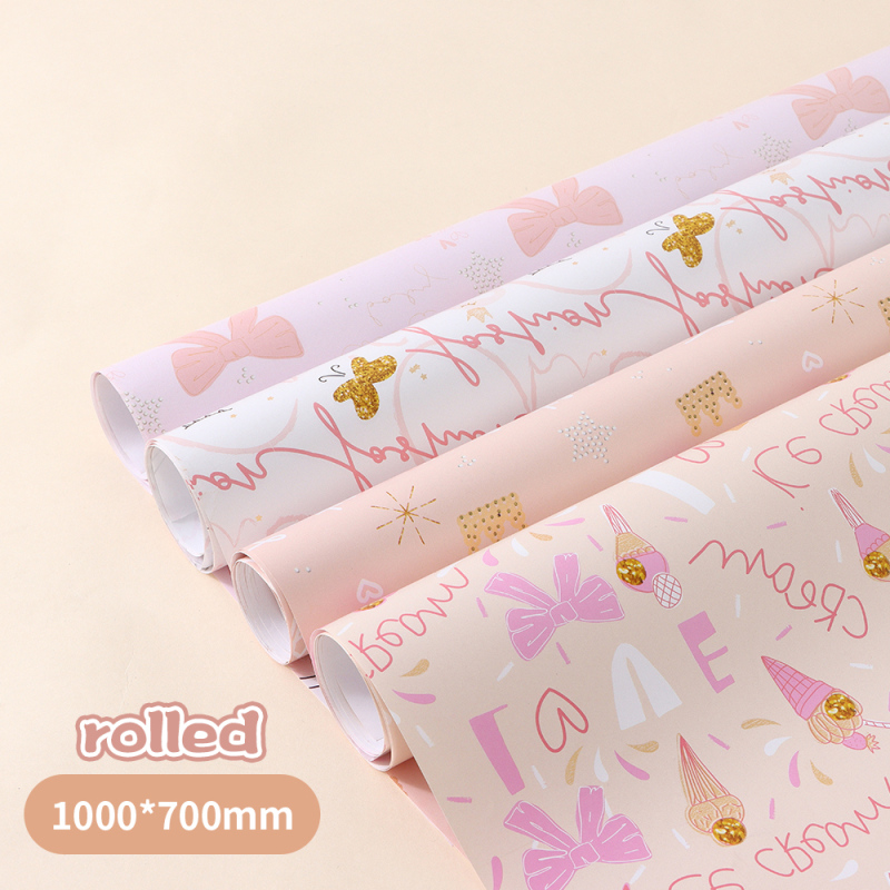 رول ورق تغليف حفلات جميلة 1000*700 مم
