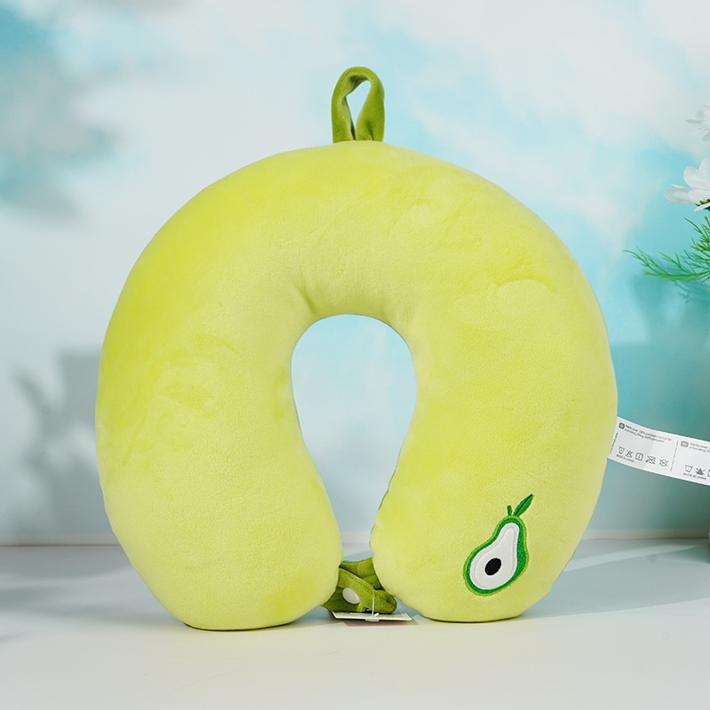 وسادة رقبة إسفنجية أفوكادو من سلسلة الفواكه المنعشة
