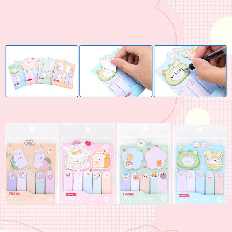 ملاحظات لاصقة عائلة الأرانب 140 ورقة