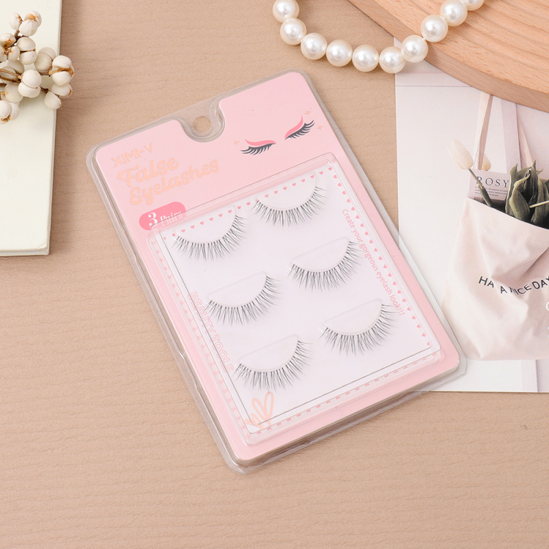 رموش صناعية طبيعية سلسلة Sweetheart ‏3 أزواج رقم 2#