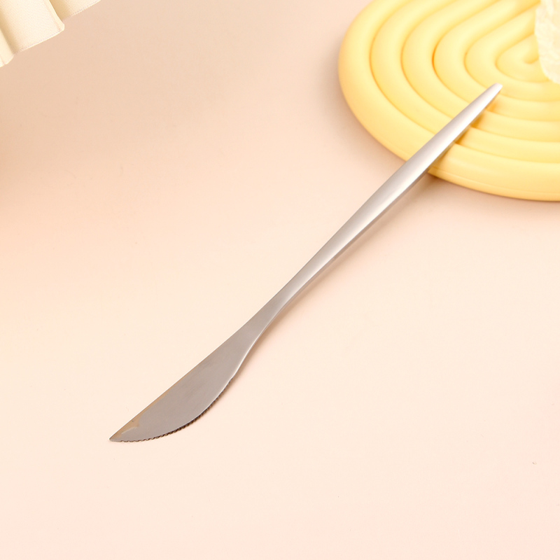 سكين طاولة سلسلة البرتغال ستانلس ستيل (فضي)