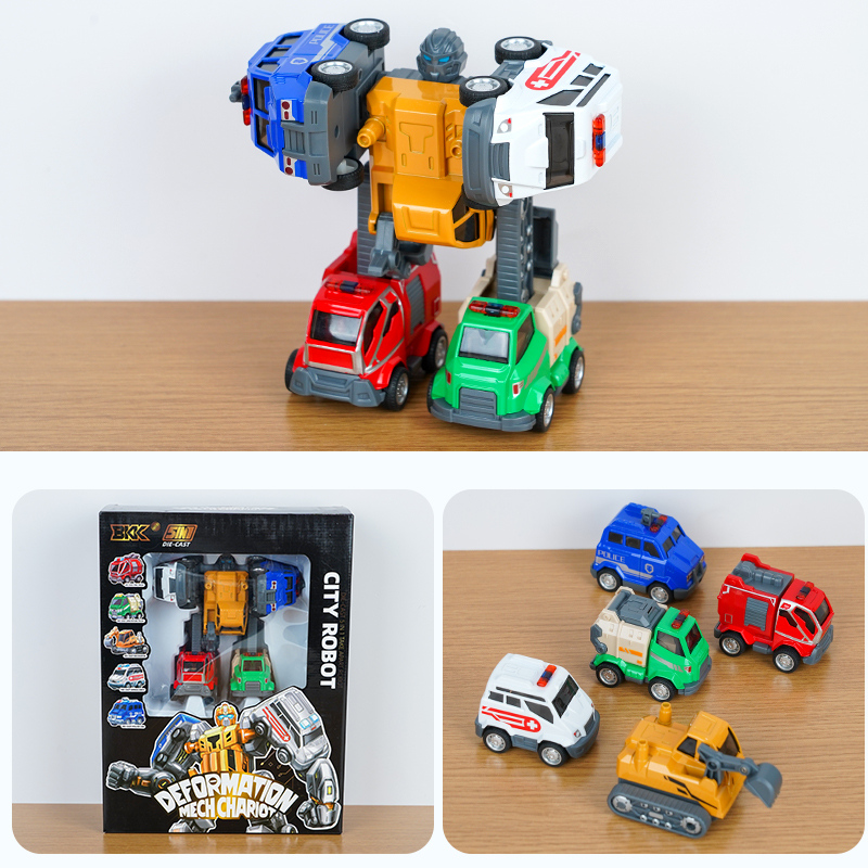 روبوت سيارة سبيكة متحول يعمل بالسحب