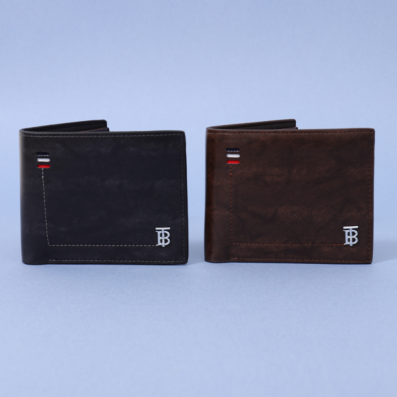 محفظة رجالية ثنائية الطي أنيقة وعصرية