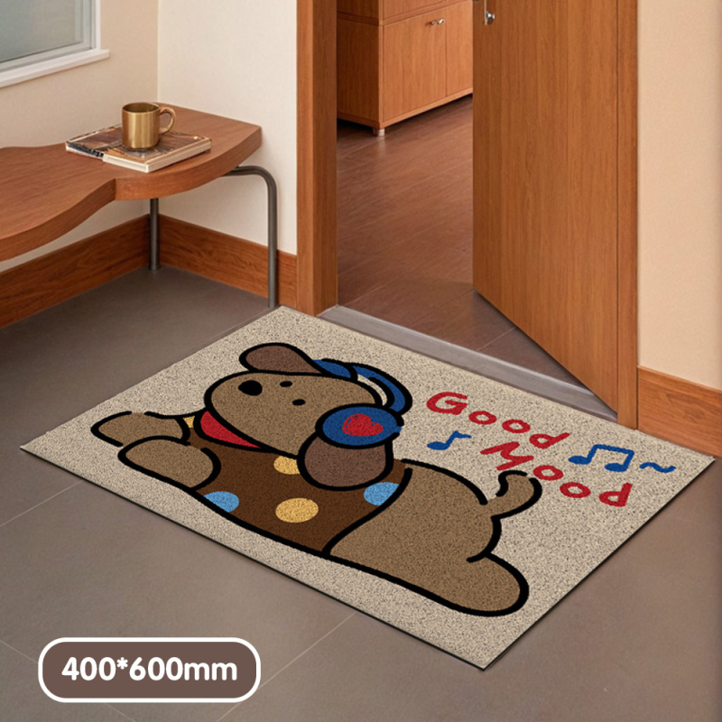 سجادة حريرية لمزاج جيد (بني)