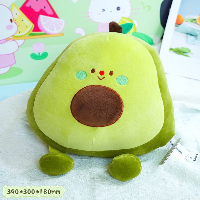 دمية أفوكادو محشوة من سلسلة الفواكه الباردة (متوسطة)