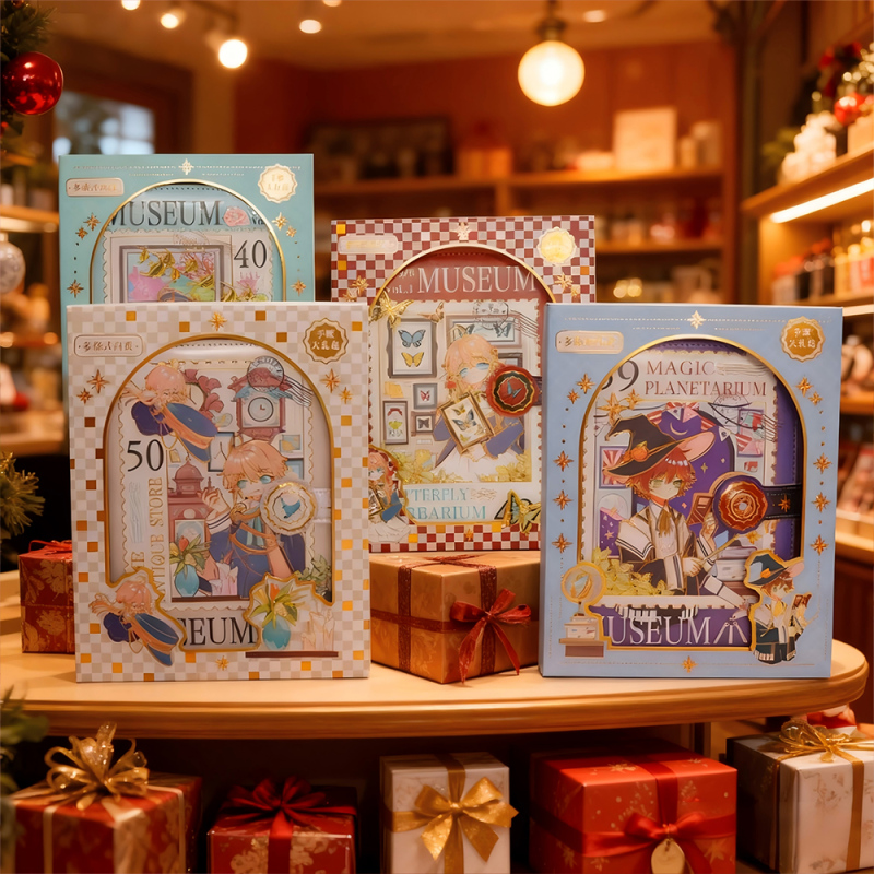 دفتر قصاصات ملون سلسلة مكتب البريد حجم 36K 95 ورقة