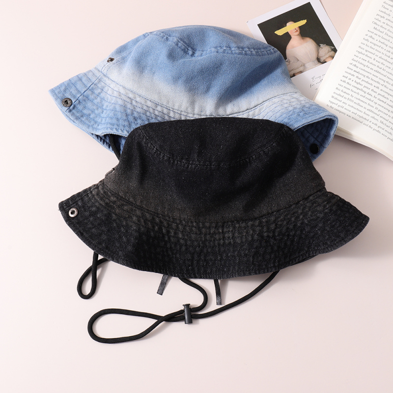 قبعة صياد بتدرج لون الدنيم