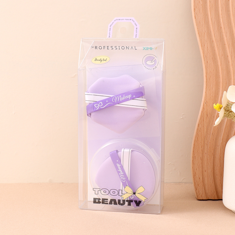 مجموعة إسفنج وسادة هوائية ثنائي الحزام مقاوم للماء سلسلة البنفسجي 2 قطعة