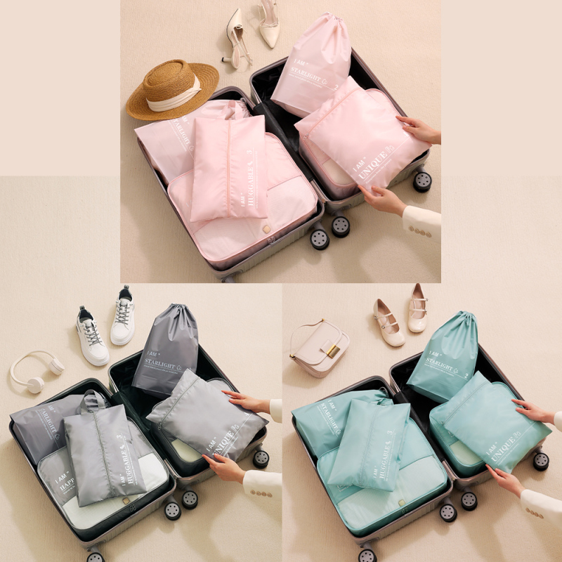 حقيبة أدوات تجميل متعددة الوظائف (٦ قطع)