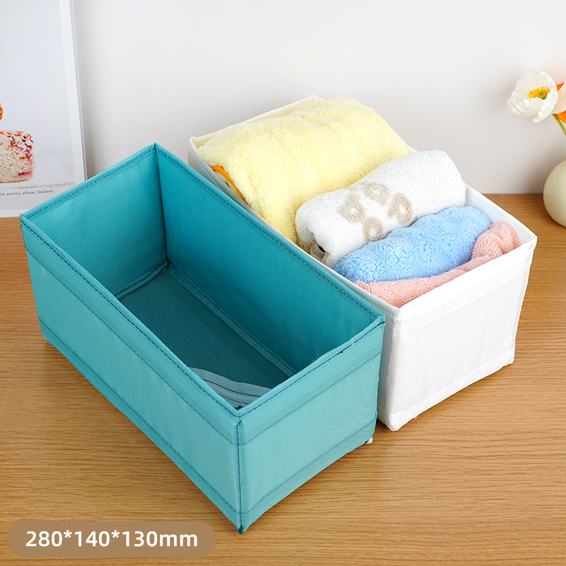 صندوق تخزين قماشي قابل للطي بدون غطاء - متوسط
