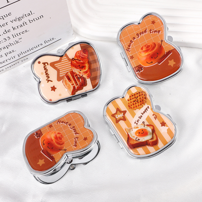 مرآة محمولة بإيبوكسي بشكل أرنب لطيف