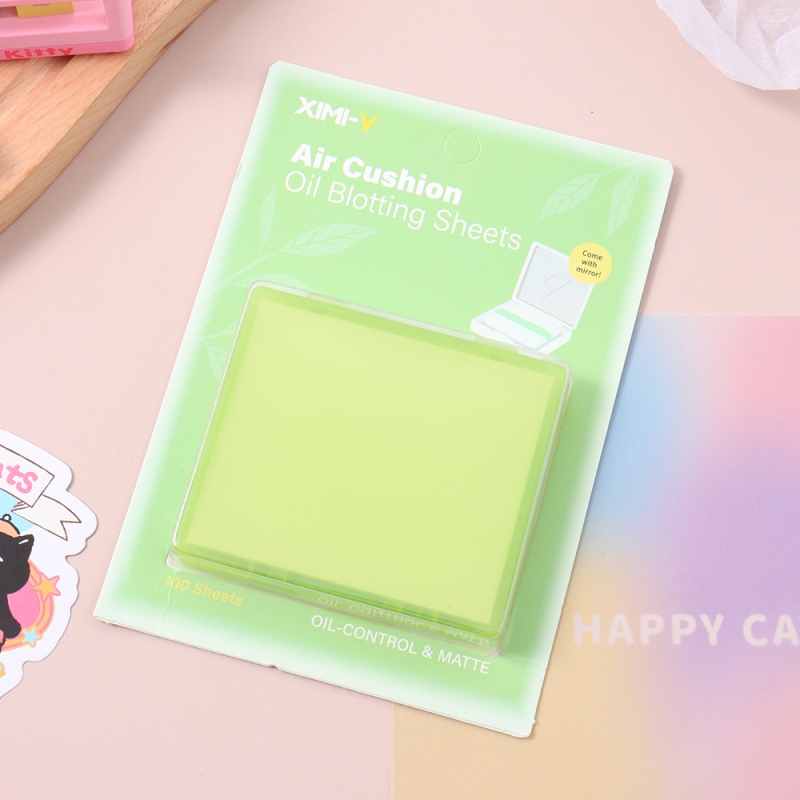 أوراق امتصاص الزيت وسادة هوائية ثلاثية الوظائف 100 ورقة (أخضر)