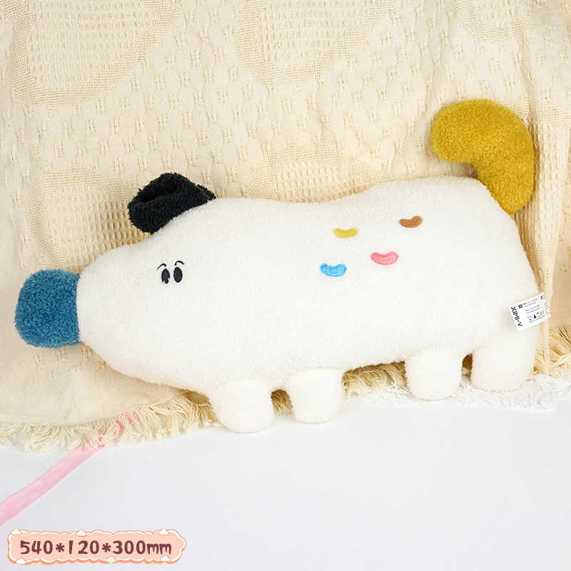 مخدة كلب كبير الأنف دوبامين (أبيض)