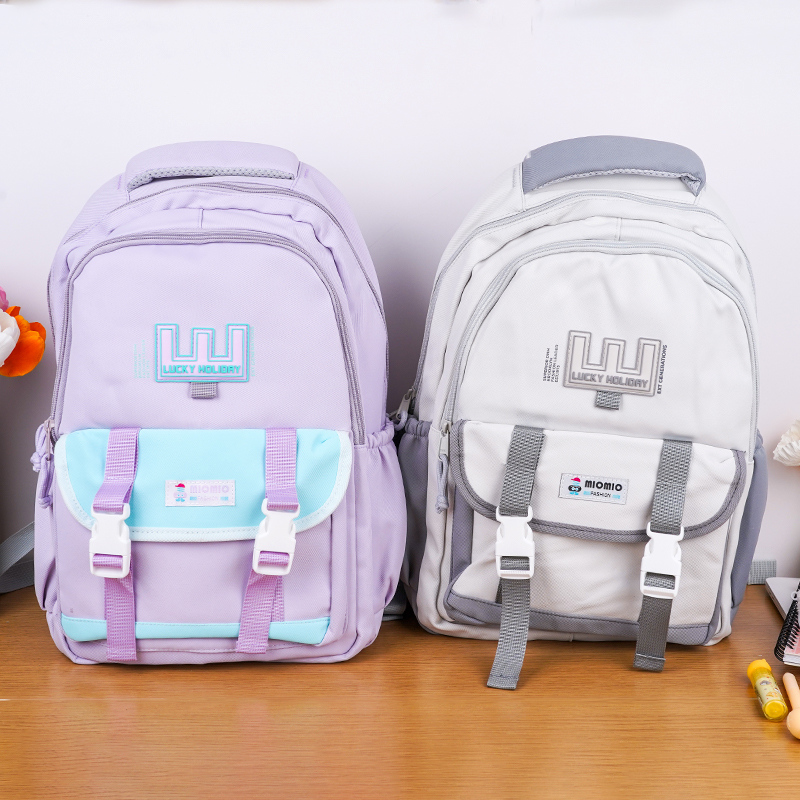 حقيبة ظهر كبيرة بسعة مزدوجة الإبزيم