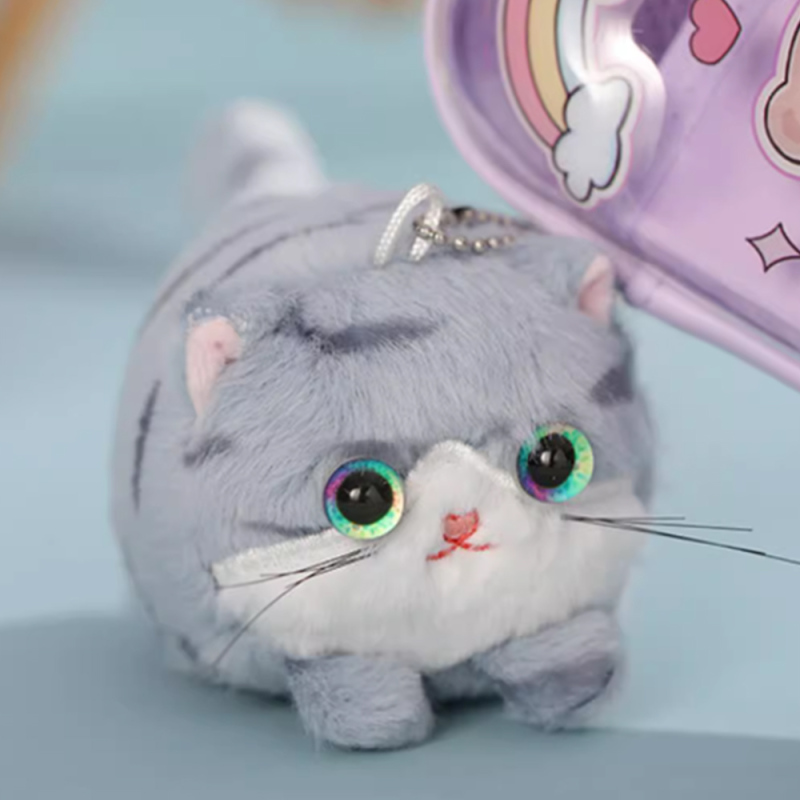 لعبة قطة بنقشة فهد تهز الذيل (أزرق)