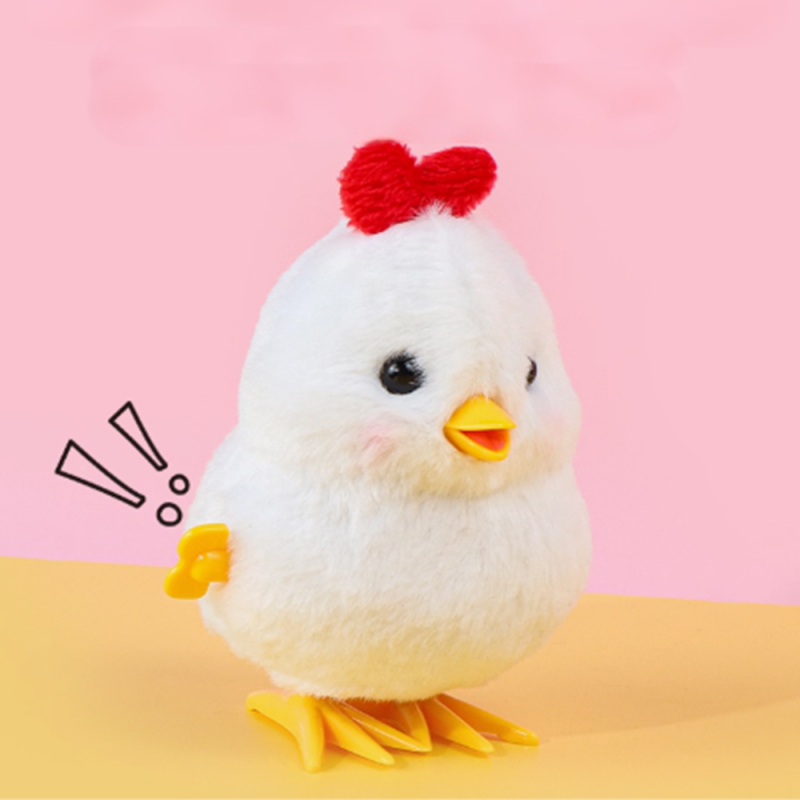 لعبة دجاج يقفز (أبيض)