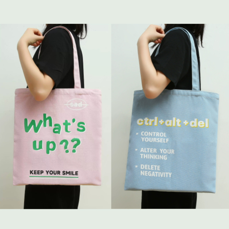 حقيبة كانفاس عصرية مضحكة