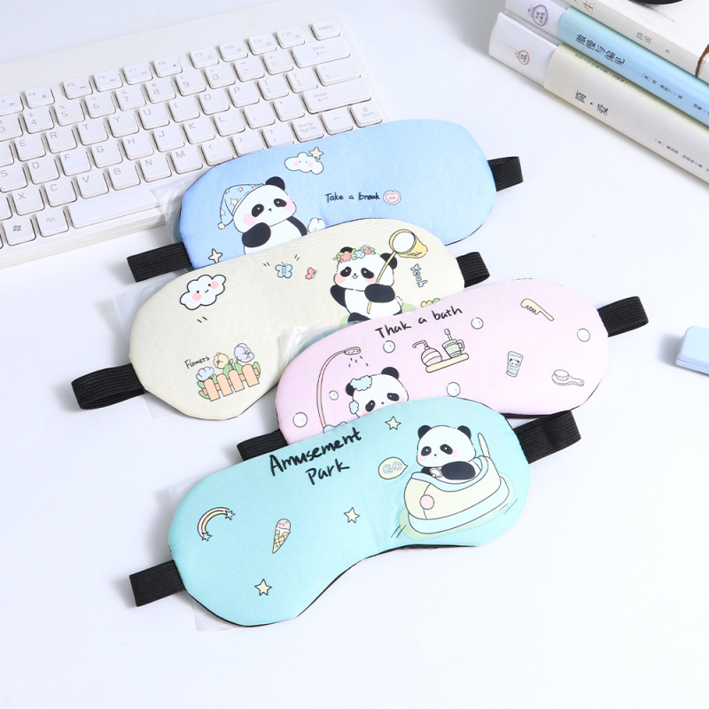 قناع عين مطبوع باندا الربيع الإبداعي