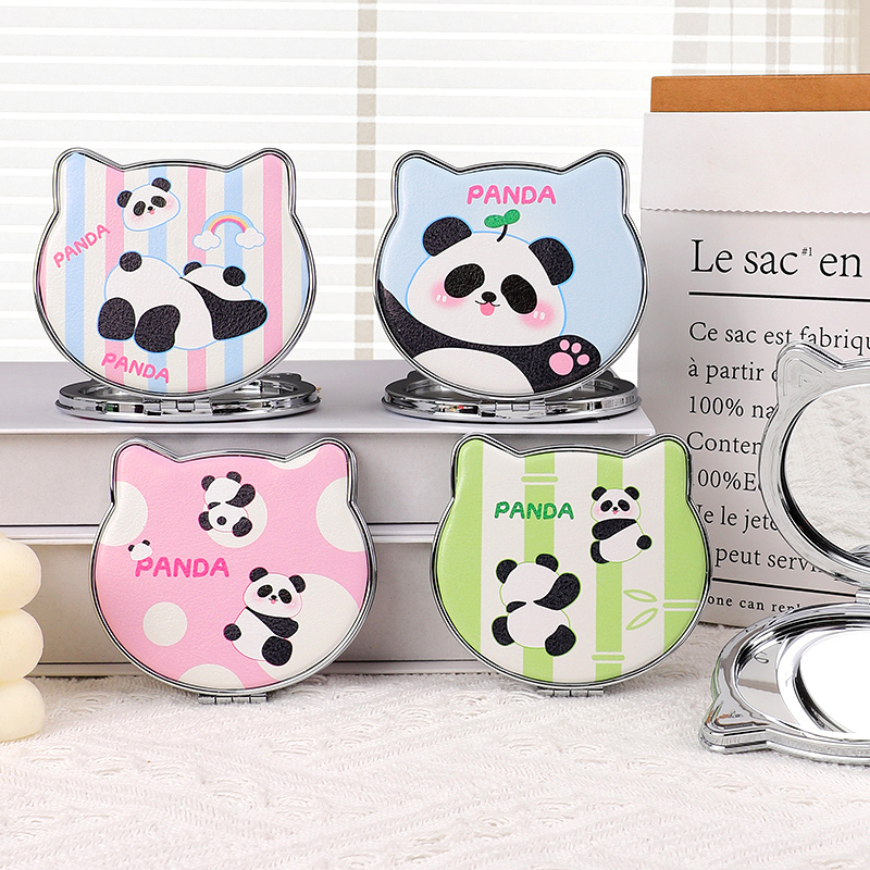 مرآة محمولة بشكل رأس باندا الأميرة