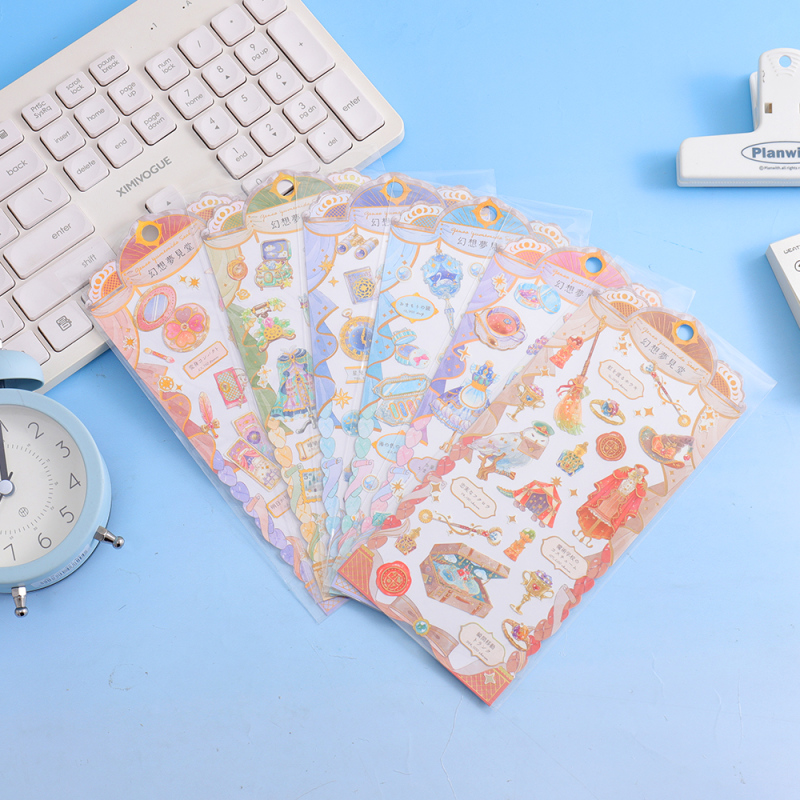 ملصقات دفتر القصاصات سلسلة مدينة الجنيات