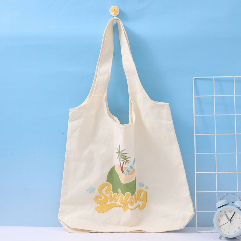 حقيبة كانفاس على شكل صدرية (جوز الهند)