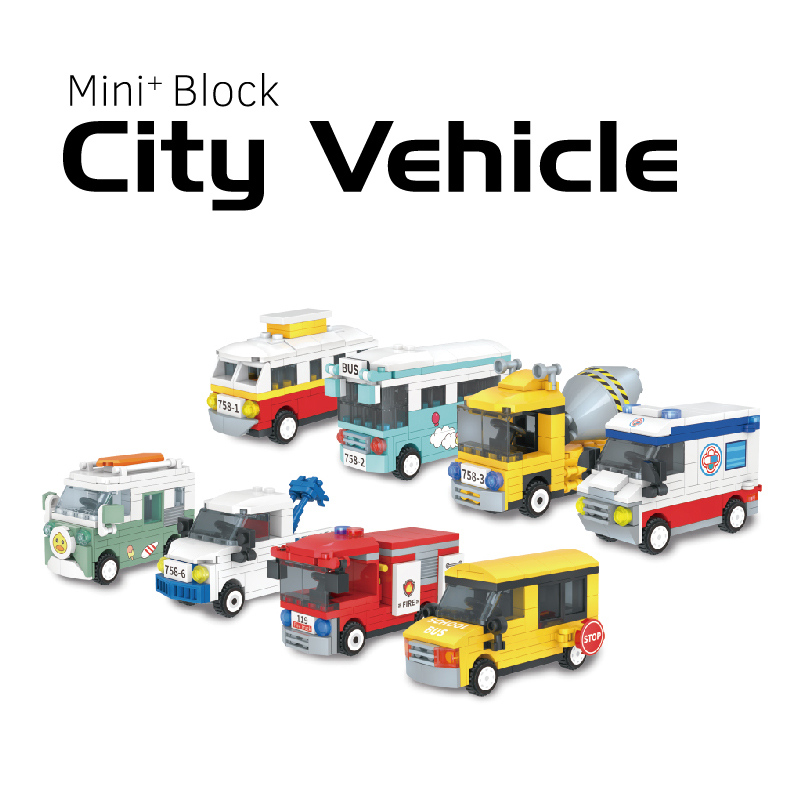 مكعبات تركيب سيارات المدينة