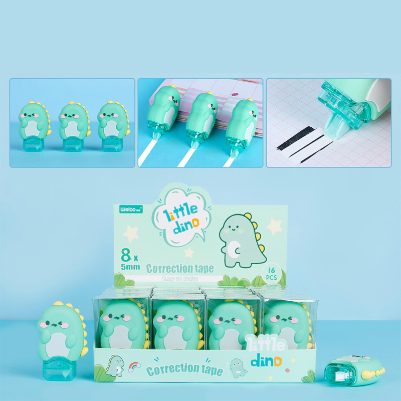 شريط تصحيح سيليكون سلسلة الديناصور الصغير (أخضر)