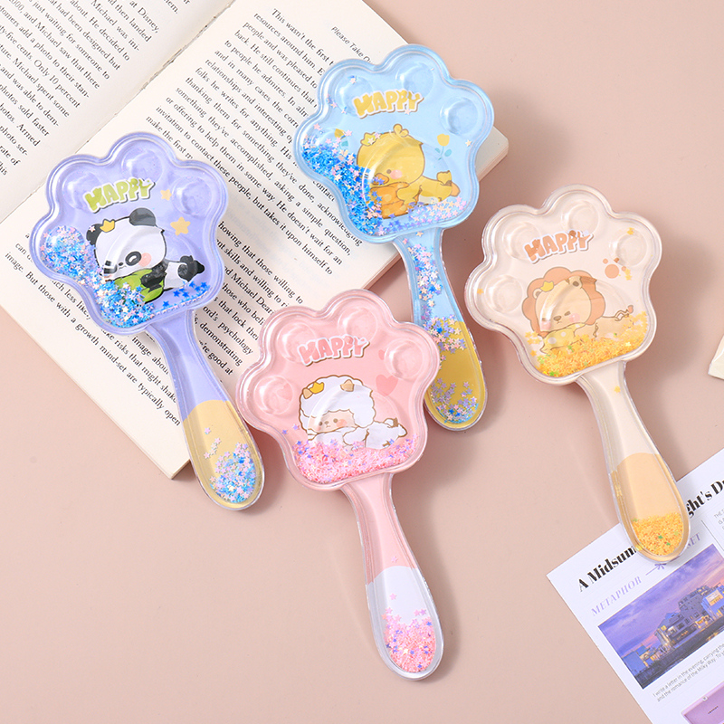 فرشاة شعر لامعة صغيرة سلسلة الحيوان السعيد