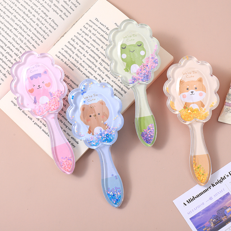 فرشاة شعر صغيرة لامعة كيوتنس