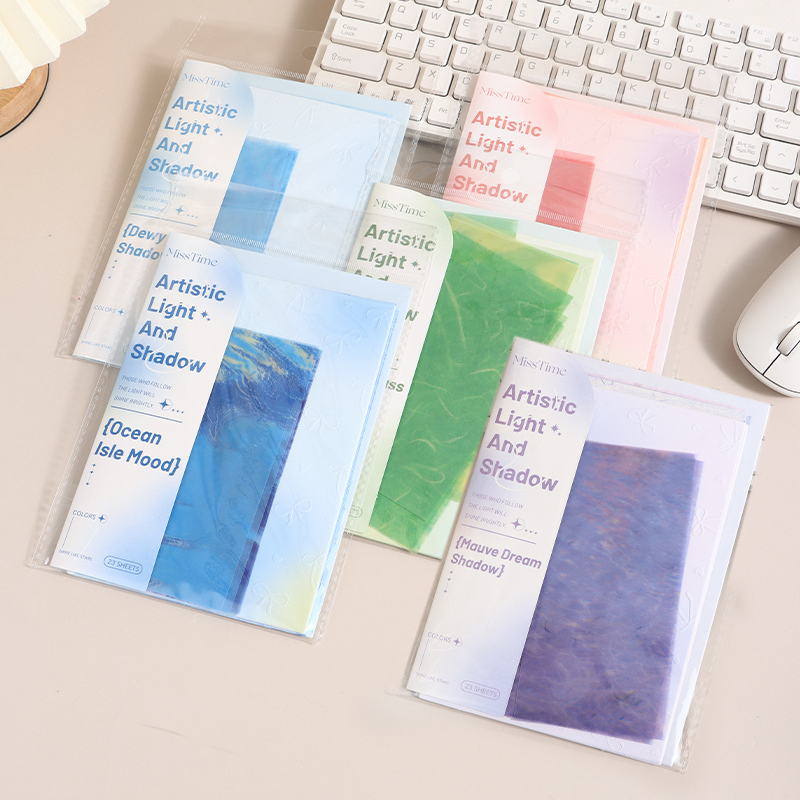 ورق خام مادة ضوء الظل سلسلة الربيع