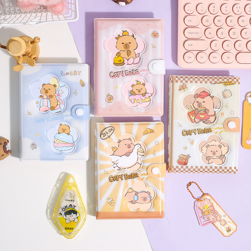 دفتر صفحات ملونة لتخفيف التوتر سلسلة الكابيبارا اللطيفة 50K عدد 112 ورقة