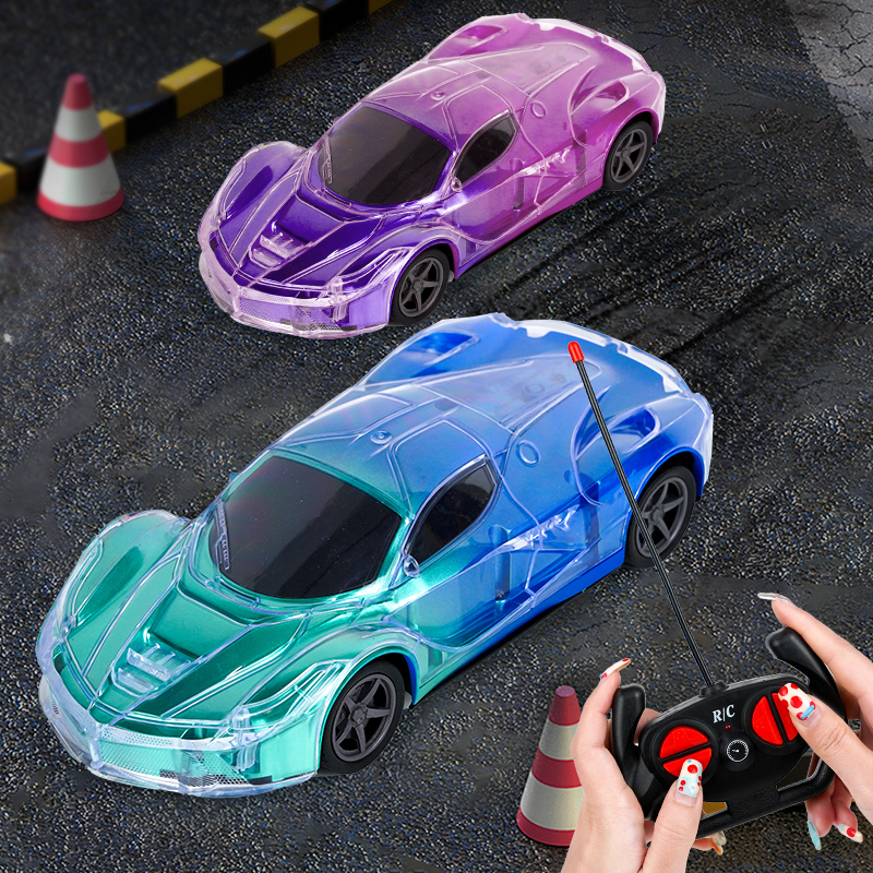 سيارة سباق بتحكم عن بعد بضوء ليزر ١:١٤