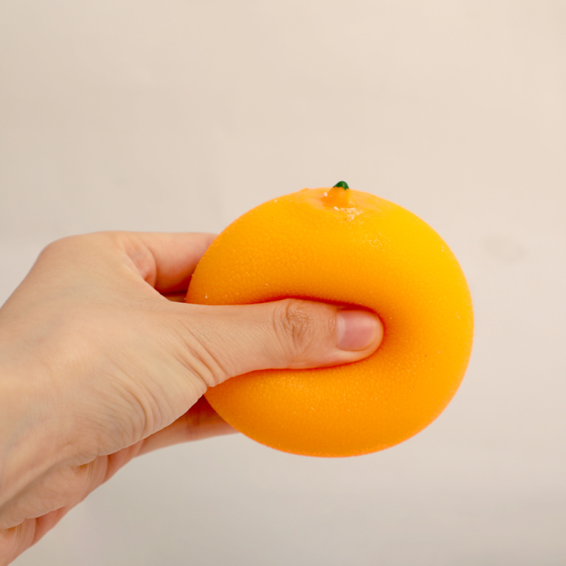 لعبة ضغط تخفيف التوتر برتقال (برتقالي) 3 قطع